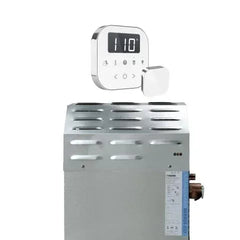 Mr.Steam Super AirTempo 10kW Steam Shower Generator Package with AirTempo Control in Black, Polished Chrome - Green Vista Living