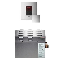 Mr.Steam 5kW Steam Shower Generator Package with iTempo Control in Square, Polished Chrome - Green Vista Living