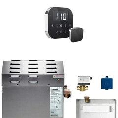 Mr.Steam AirButler 6kW Steam Shower Generator Package with AirTempo Control in Black, Polished Chrome - Green Vista Living