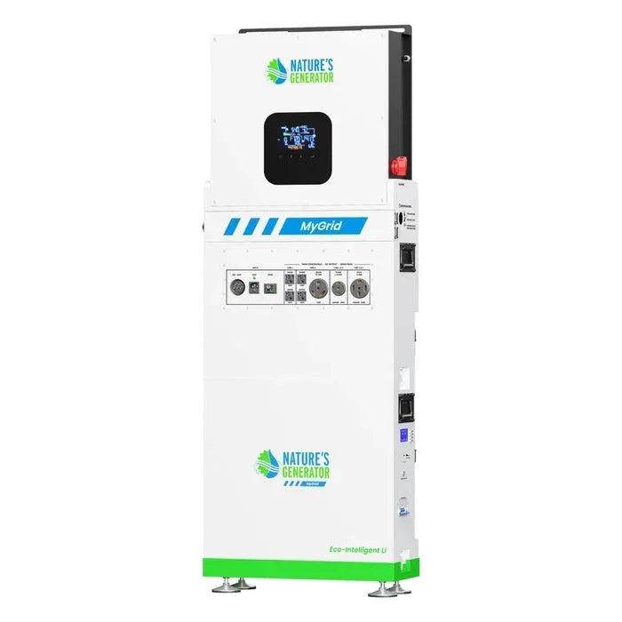 Nature's Generator MyGrid 10K with Transfer Switch for House Battery Backup - Green Vista Living