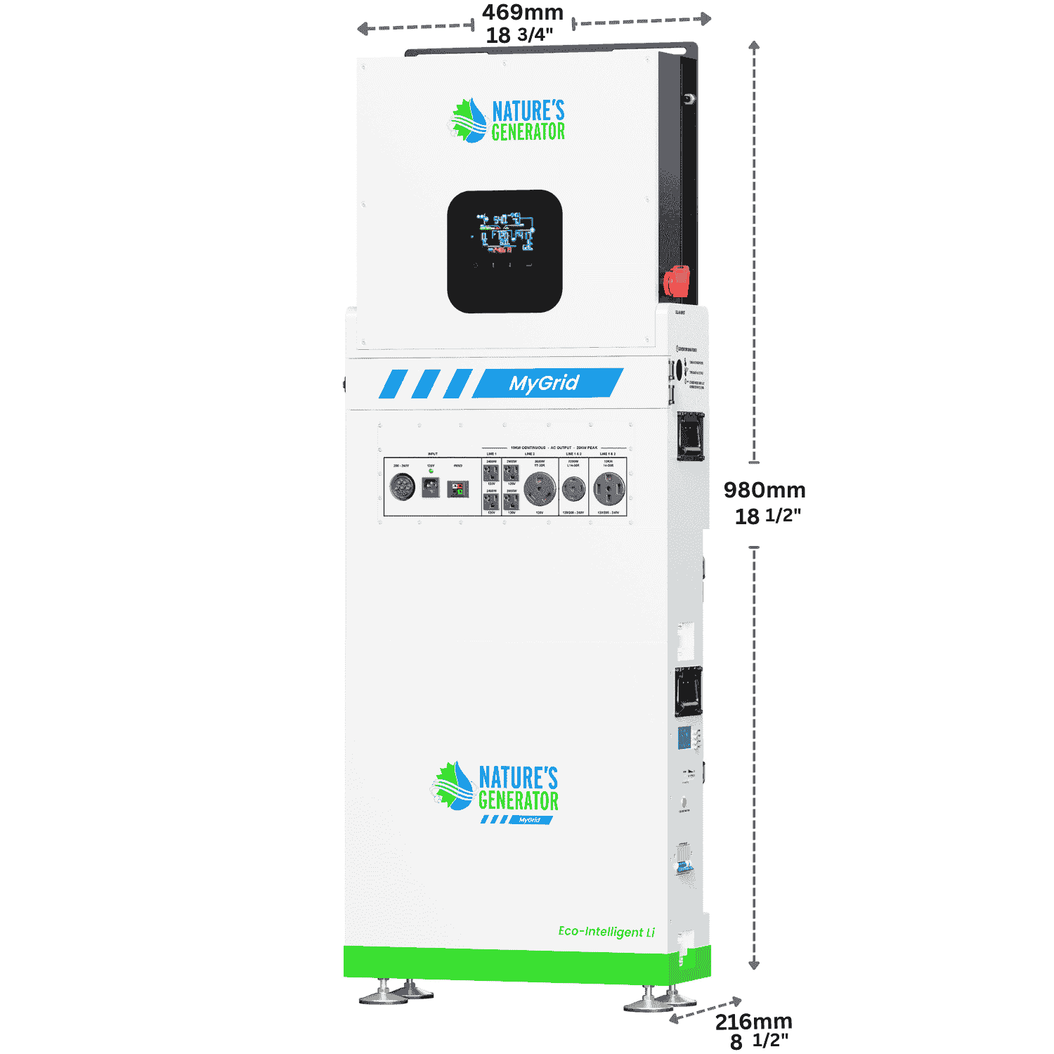 Nature's Generator MyGrid 10K Whole Home Generator - Green Vista Living