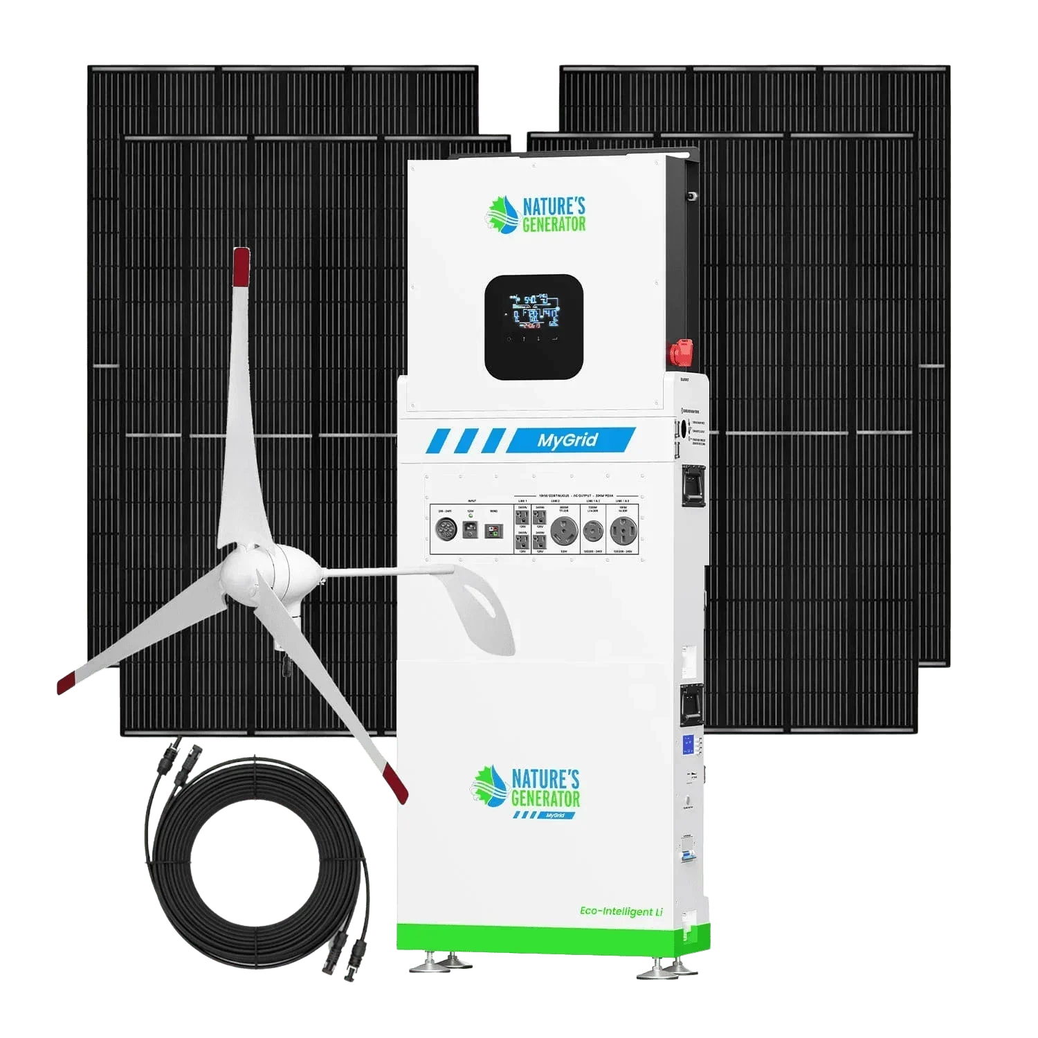 Nature's Generator MyGrid 10K Solar and Wind Generator for Home - Green Vista Living