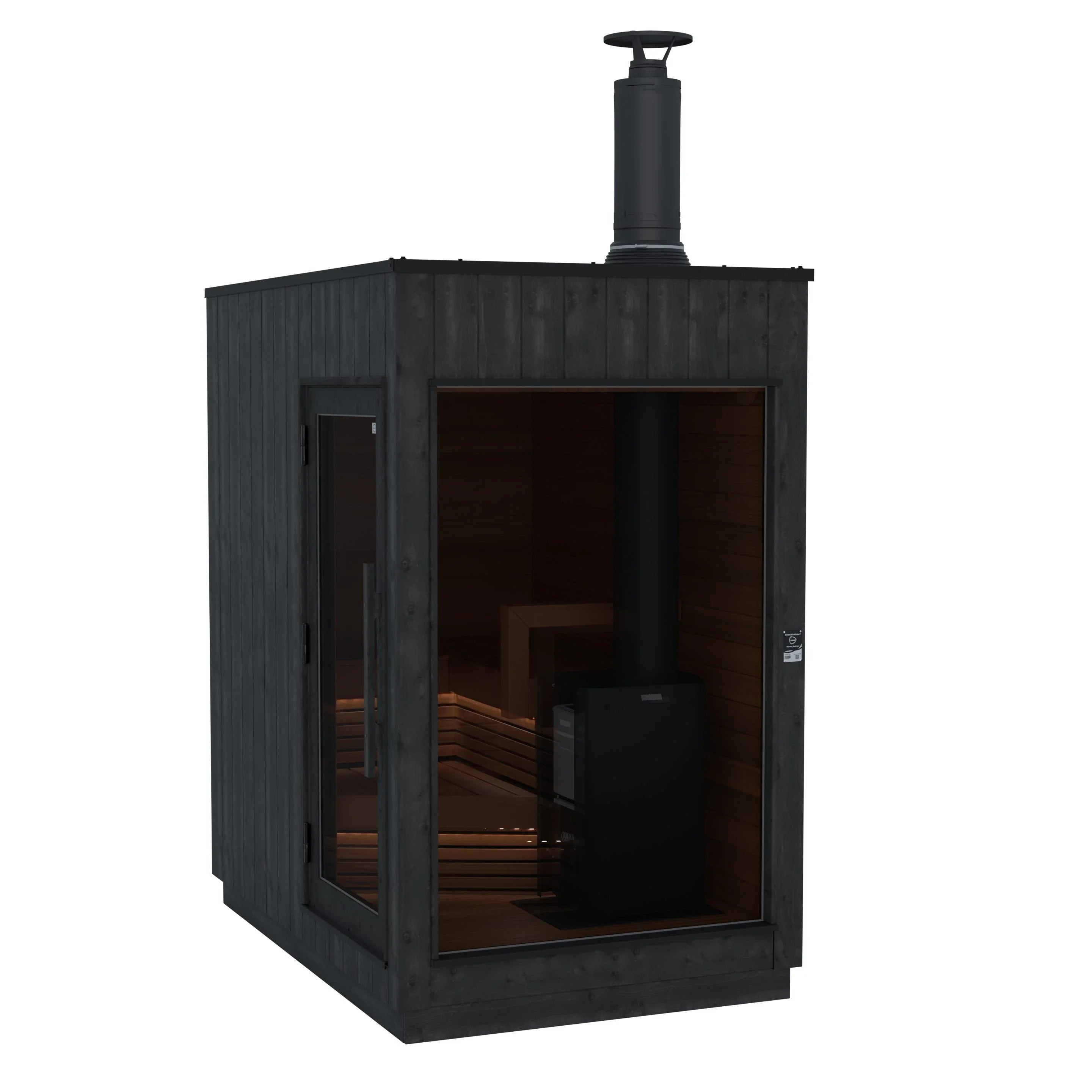 Thermasol Nordic Misty - Dark Nordic Spruce, 2-6 Person, Outdoor Sauna - Green Vista Living