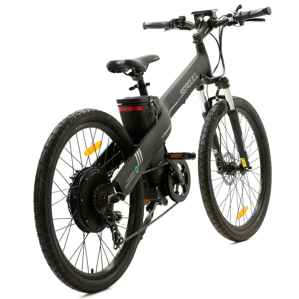 Ecotric Seagull Electric Mountain Bicycle - Matt Black - Green Vista Living