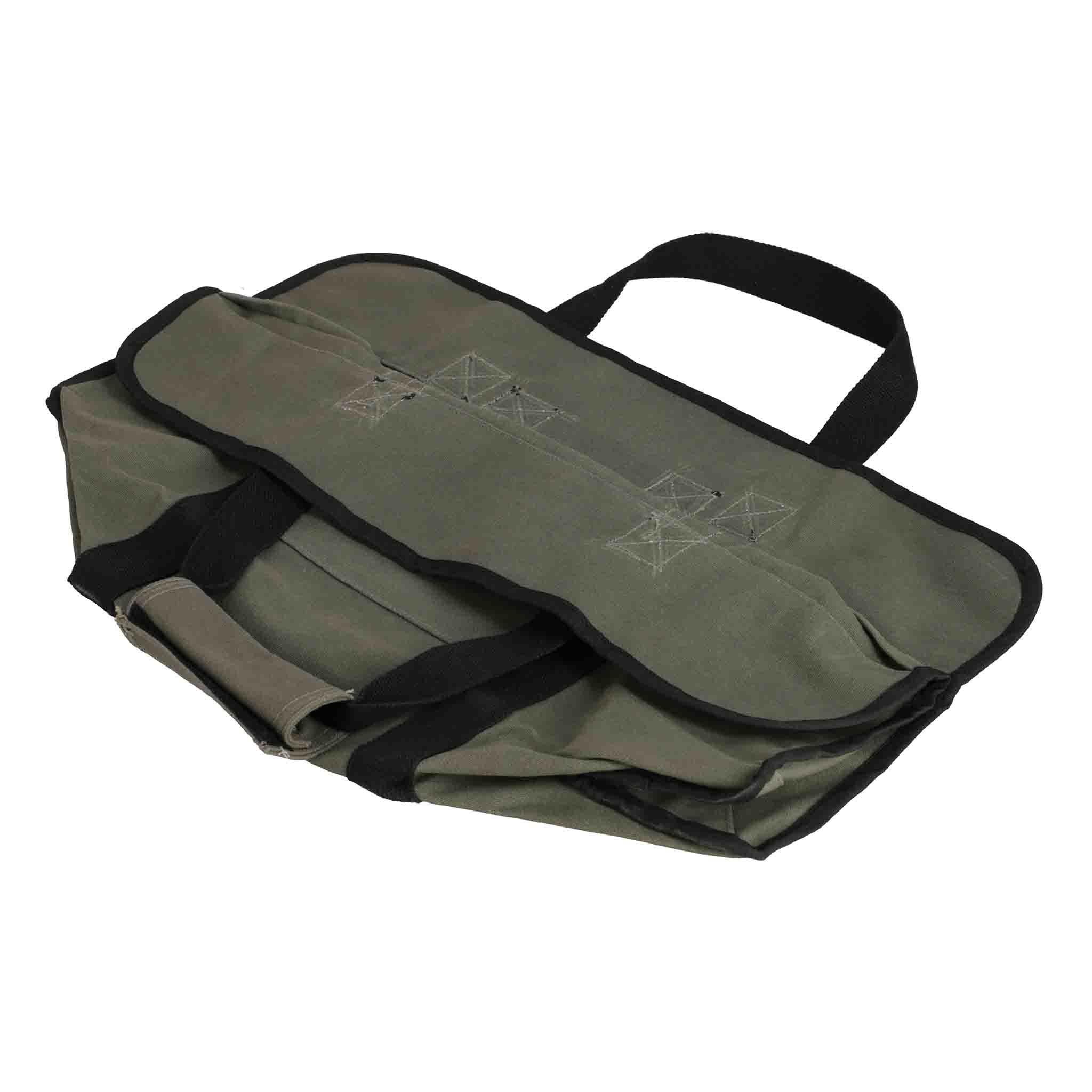 Tote Shape Canvas Firewood Log Carriers - Green Vista Living