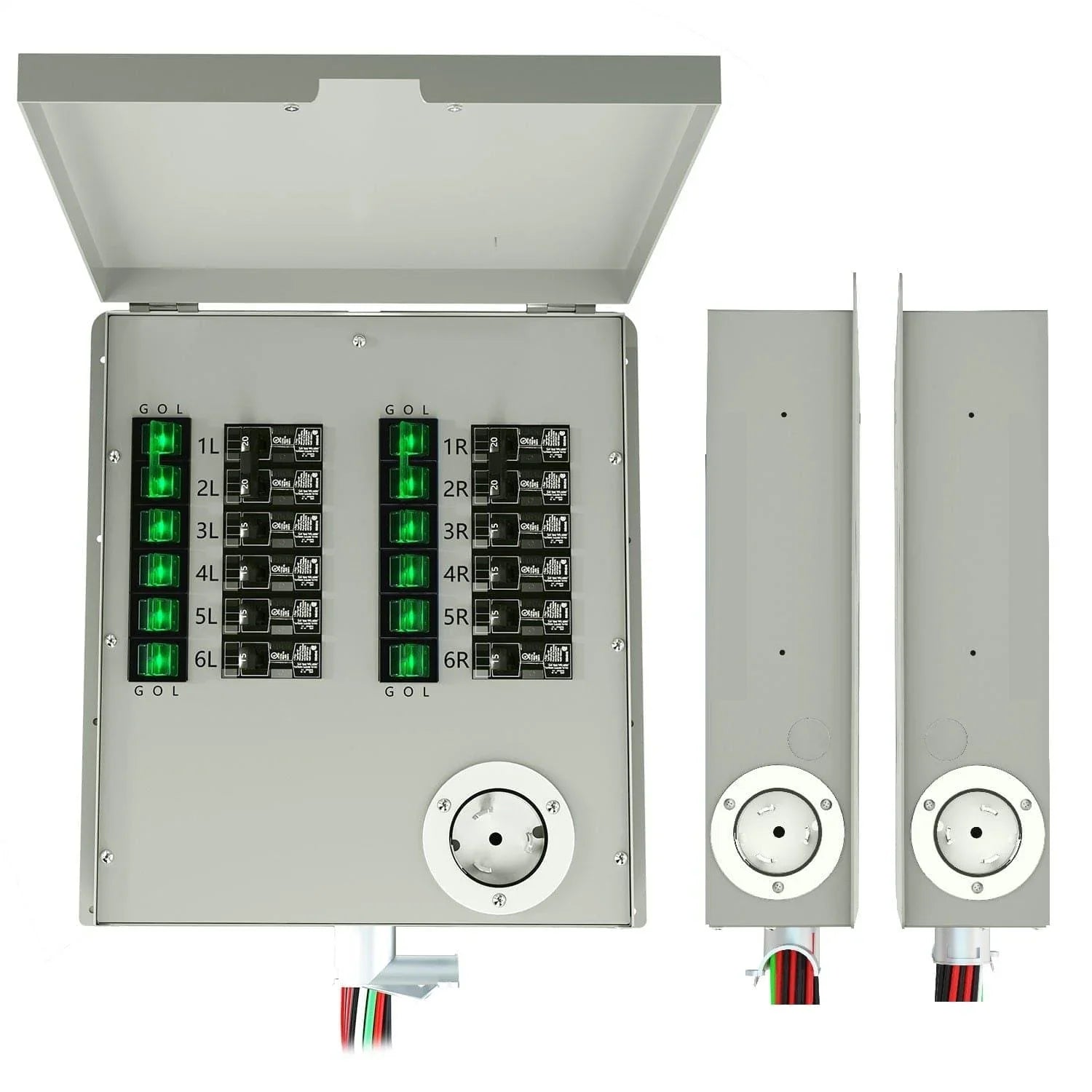 Nature's Generator 12-Circuit 120/240V 50A Non-Automatic Transfer Switch - Green Vista Living
