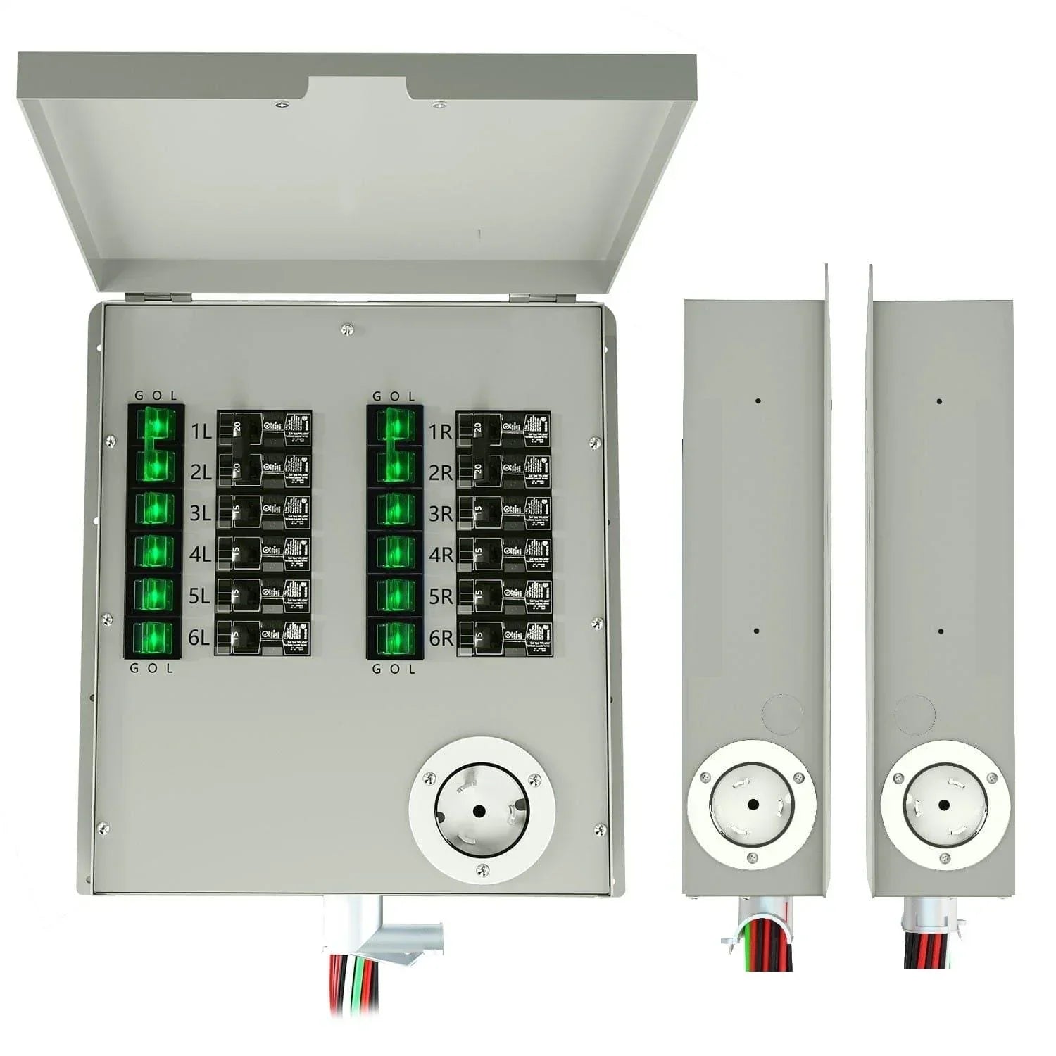 Nature's Generator 12-Circuit 120/240V 50A Non-Automatic Transfer Switch - Green Vista Living