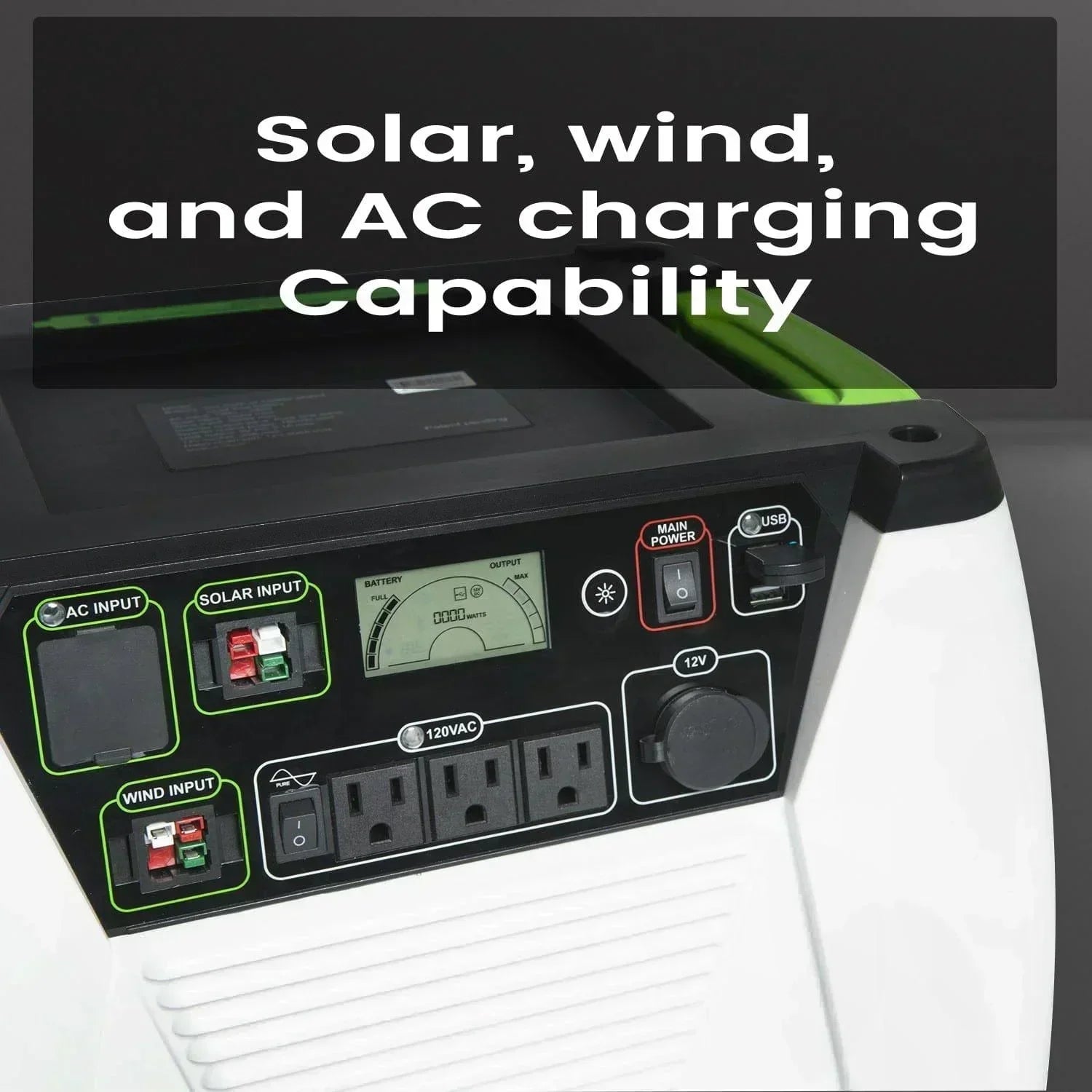 Nature's Generator 1800W Gold PE System Solar Power Transfer Kit - Green Vista Living