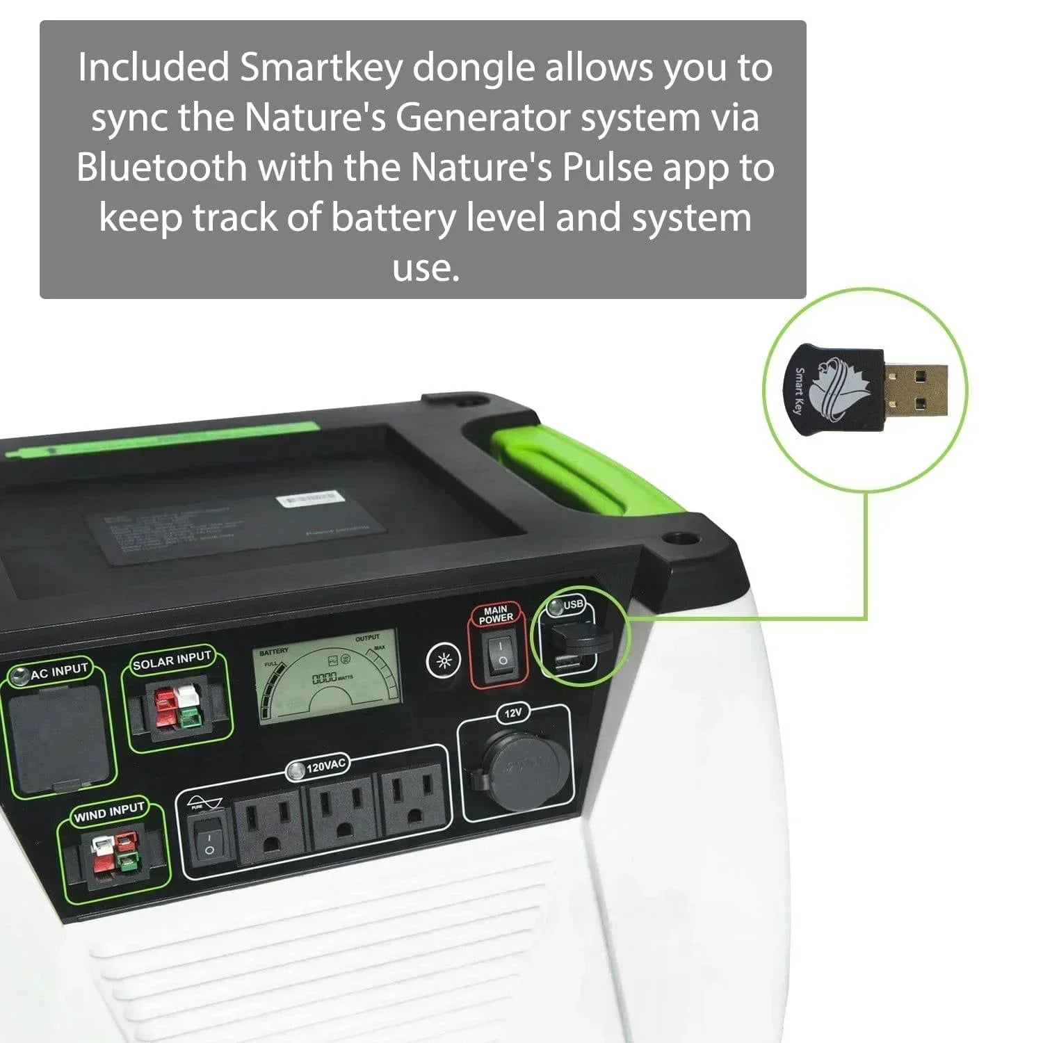 Nature's Generator 1800W Gold PE System Solar Power Transfer Kit - Green Vista Living