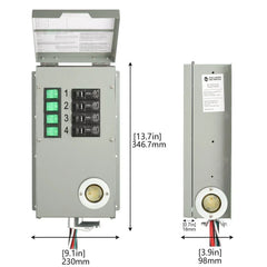 Nature's Generator 1800W Gold PE System Solar Power Transfer Kit - Green Vista Living