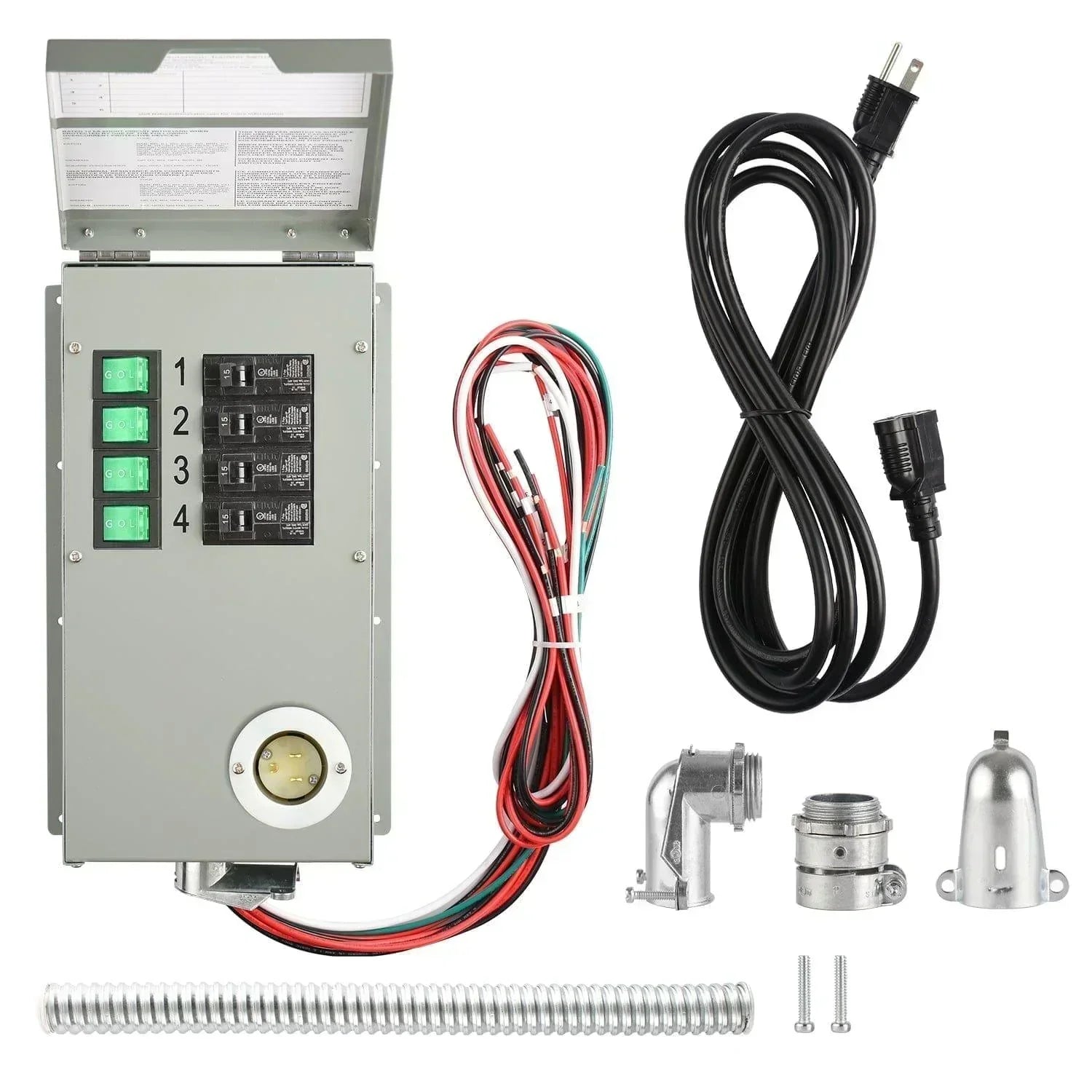 Nature's Generator 1800W Gold PE System Solar Power Transfer Kit - Green Vista Living
