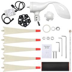 Nature's Generator Lithium 6000 with Solar Panels and Wind Turbine - Green Vista Living