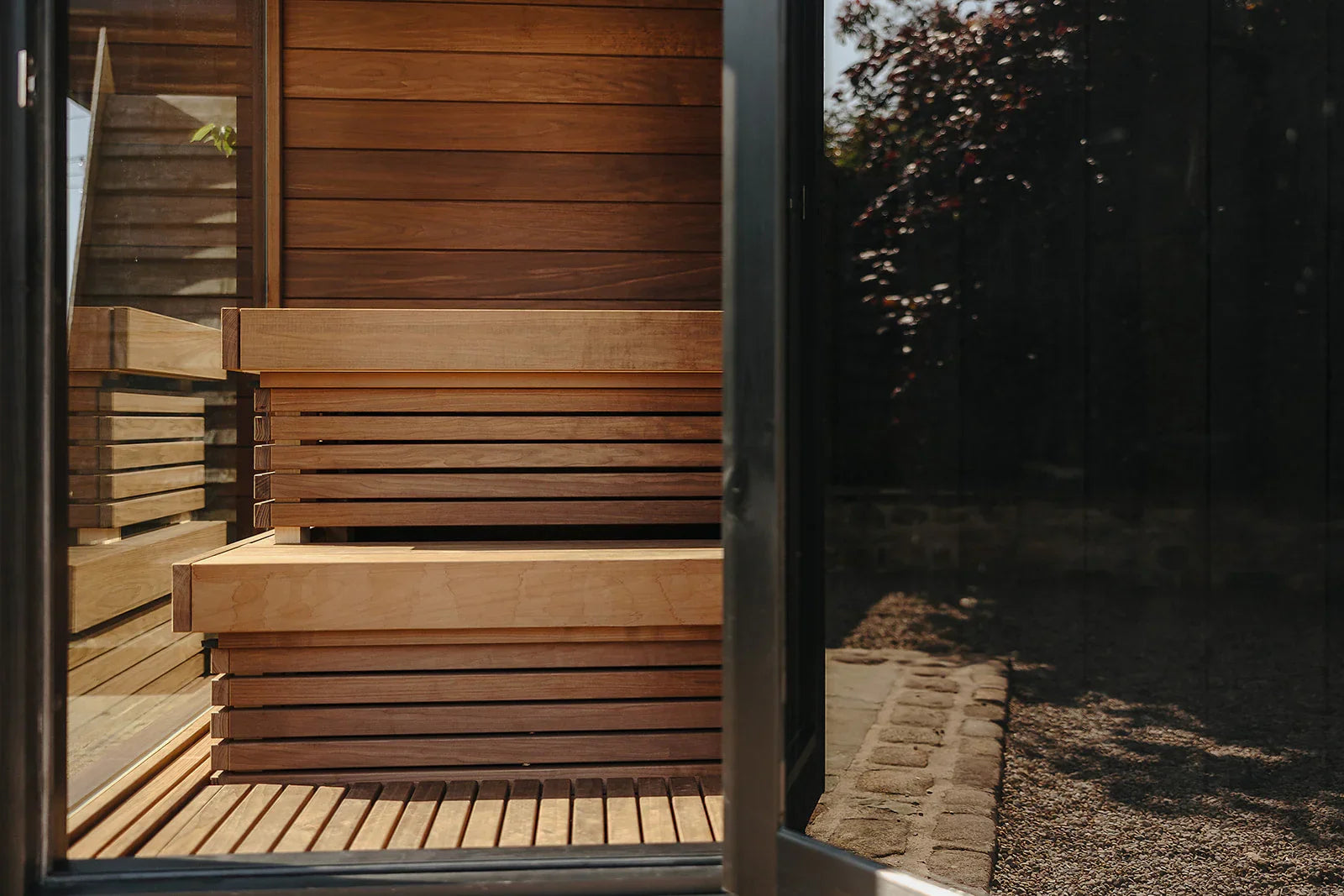 Thermasol Nordic Misty - Dark Nordic Spruce, 2-6 Person, Outdoor Sauna - Green Vista Living