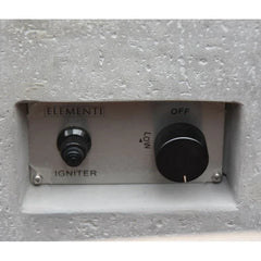 Elementi Metropolis Fire Pit Table - Light Gray