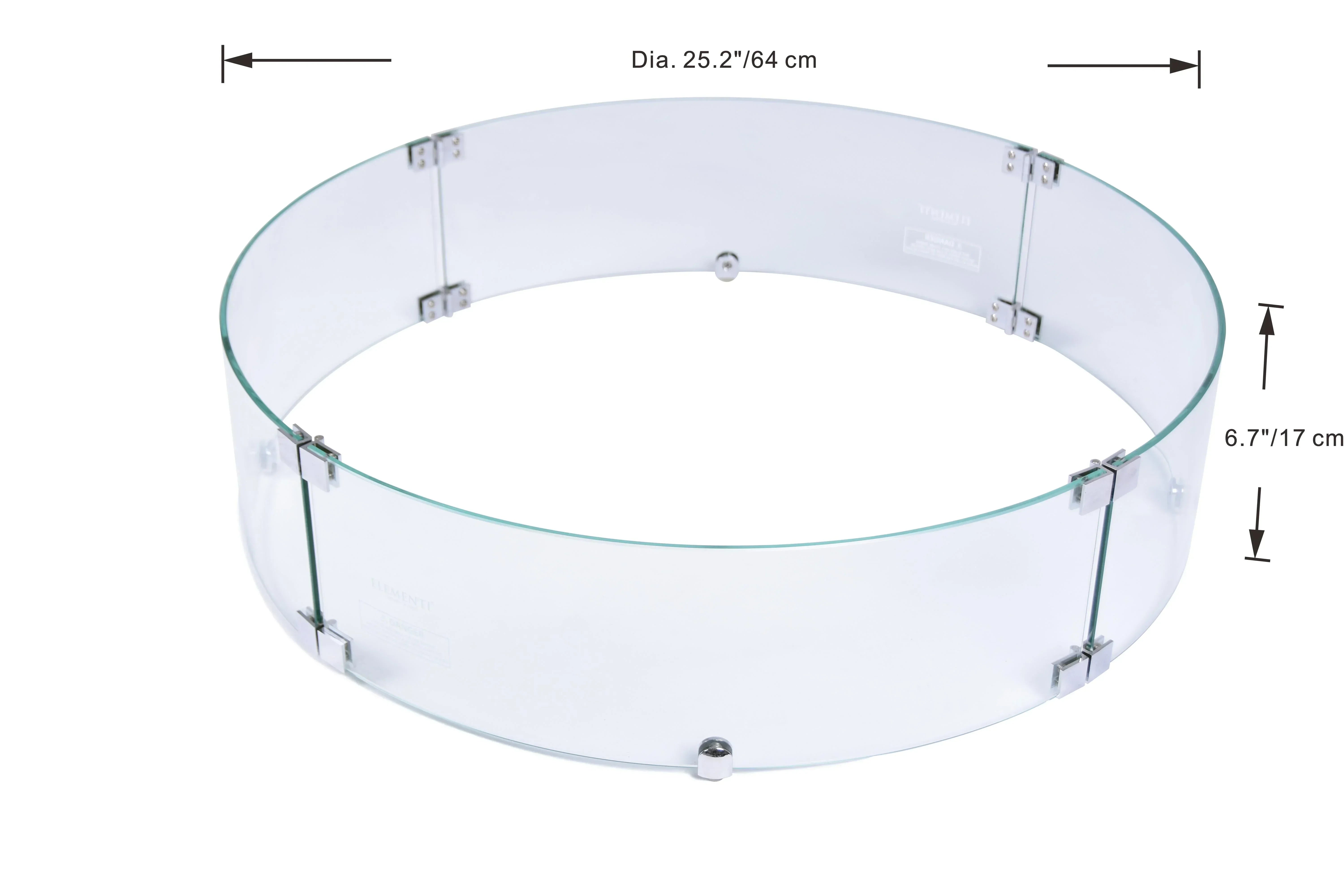 Elementi Wind Screen for Pacaya, Nimes and Colosseo Fire Tables - Green Vista Living