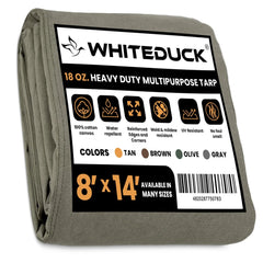 18 oz. 100% Cotton Canvas Tarp - Green Vista Living