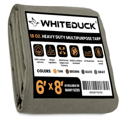 18 oz. 100% Cotton Canvas Tarp - Green Vista Living