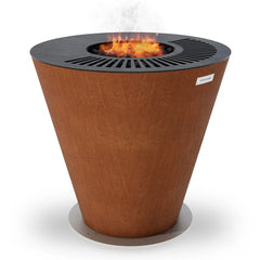 Arteflame Park Series — One-Piece CORTEN Steel Park Grill (30″ / 40″) with Half Griddle + Half Grill - Green Vista Living