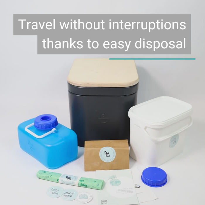 Trelino Origin M Composting toilet for Vans - Green Vista Living