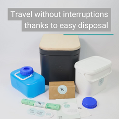 Trelino Origin M Composting toilet for Vans - Green Vista Living