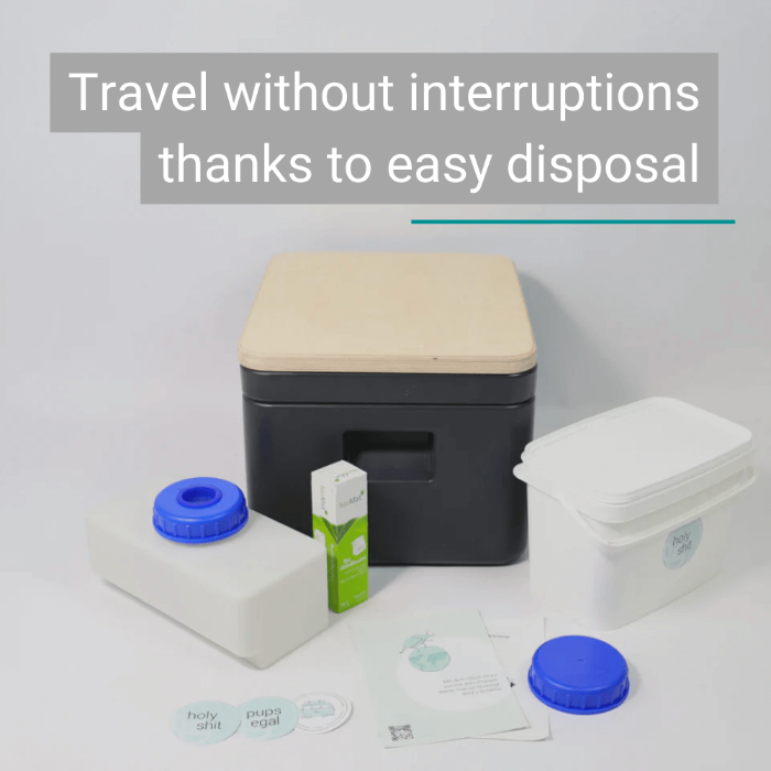 Trelino Origin S Ultra Portable & Lightweight Toilet - Green Vista Living