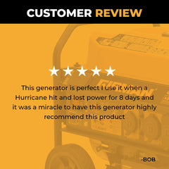 FIRMAN Power Equipment Gas Portable Generator 4550/3650W Remote Start with CO Alert