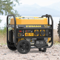 FIRMAN Power Equipment Gas Portable Generator 4550/3650W Remote Start with CO Alert