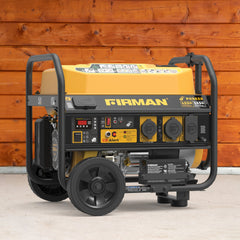 FIRMAN Power Equipment Gas Portable Generator 4550/3650W Remote Start with CO Alert