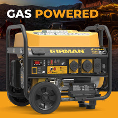 FIRMAN Power Equipment Gas Portable Generator 4550/3650W Remote Start with CO Alert