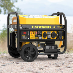 FIRMAN Power Equipment Gas Portable Generator 4550/3650W Remote Start 120/240V With CO Alert