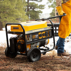 FIRMAN Power Equipment Gas Portable Generator 7125W Recoil Start 120/240V