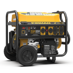 FIRMAN Power Equipment Gas Portable Generator 7125W Remote Start 120/240V