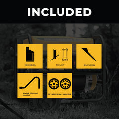 FIRMAN Power Equipment Gas Portable Generator 8375/6700W Recoil Start 120/240V With CO Alert