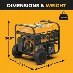 FIRMAN Power Equipment GAS PORTABLE GENERATOR 8375/6700W REMOTE START WITH CO ALERT