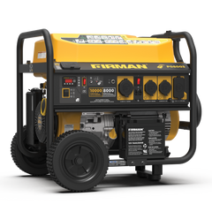 FIRMAN Power Equipment Gas Portable Generator 10000W Remote Start 120/240V