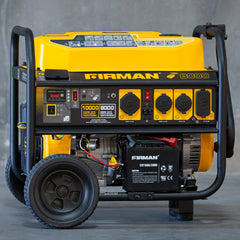 FIRMAN Power Equipment Gas Portable Generator 10000W Remote Start 120/240V