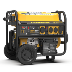 FIRMAN Power Equipment Gas Portable Generator 10000W Remote Start 120/240V