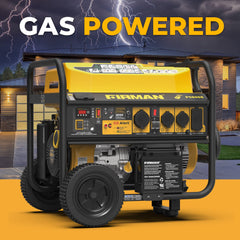 FIRMAN Power Equipment Gas Portable Generator 10000/8000W Remote Start 120/240V with CO Alert