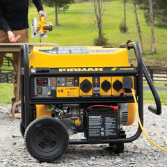 FIRMAN Power Equipment Gas Portable Generator 10000/8000W Remote Start 120/240V with CO Alert