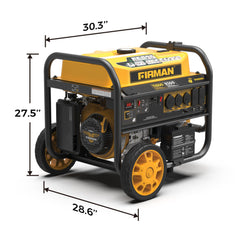 FIRMAN Power Equipment Gas Portable Generator 11600W Remote Start 120/240V