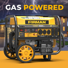 FIRMAN Power Equipment GAS PORTABLE GENERATOR 11600/9300W REMOTE START 120/240V WITH CO ALERT