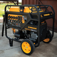 FIRMAN Power Equipment Gas Portable Generator 15000/12000W Electric Start 120/240V with CO Alert
