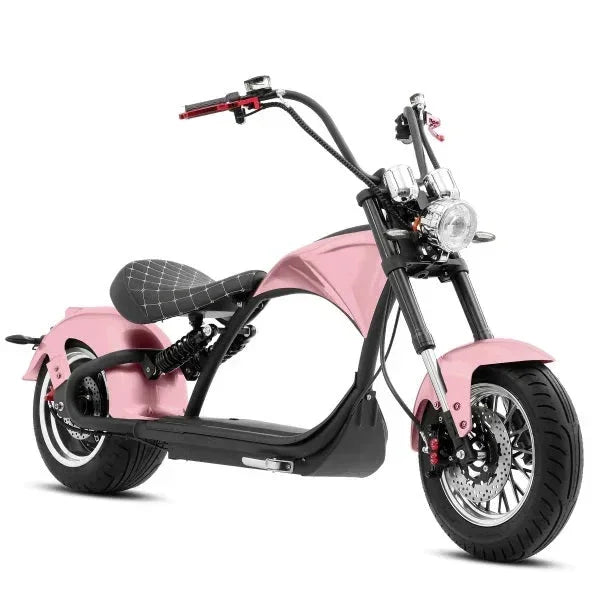 LinksEride M1P Citycoco 2000W 60V 30Ah Full Suspension Fat Tire Lithium Electric Scooter - Green Vista Living
