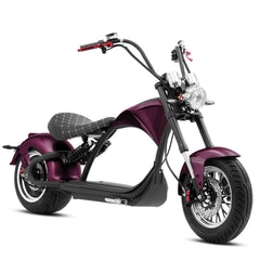 LinksEride M1P Citycoco 2000W 60V 30Ah Full Suspension Fat Tire Lithium Electric Scooter - Green Vista Living