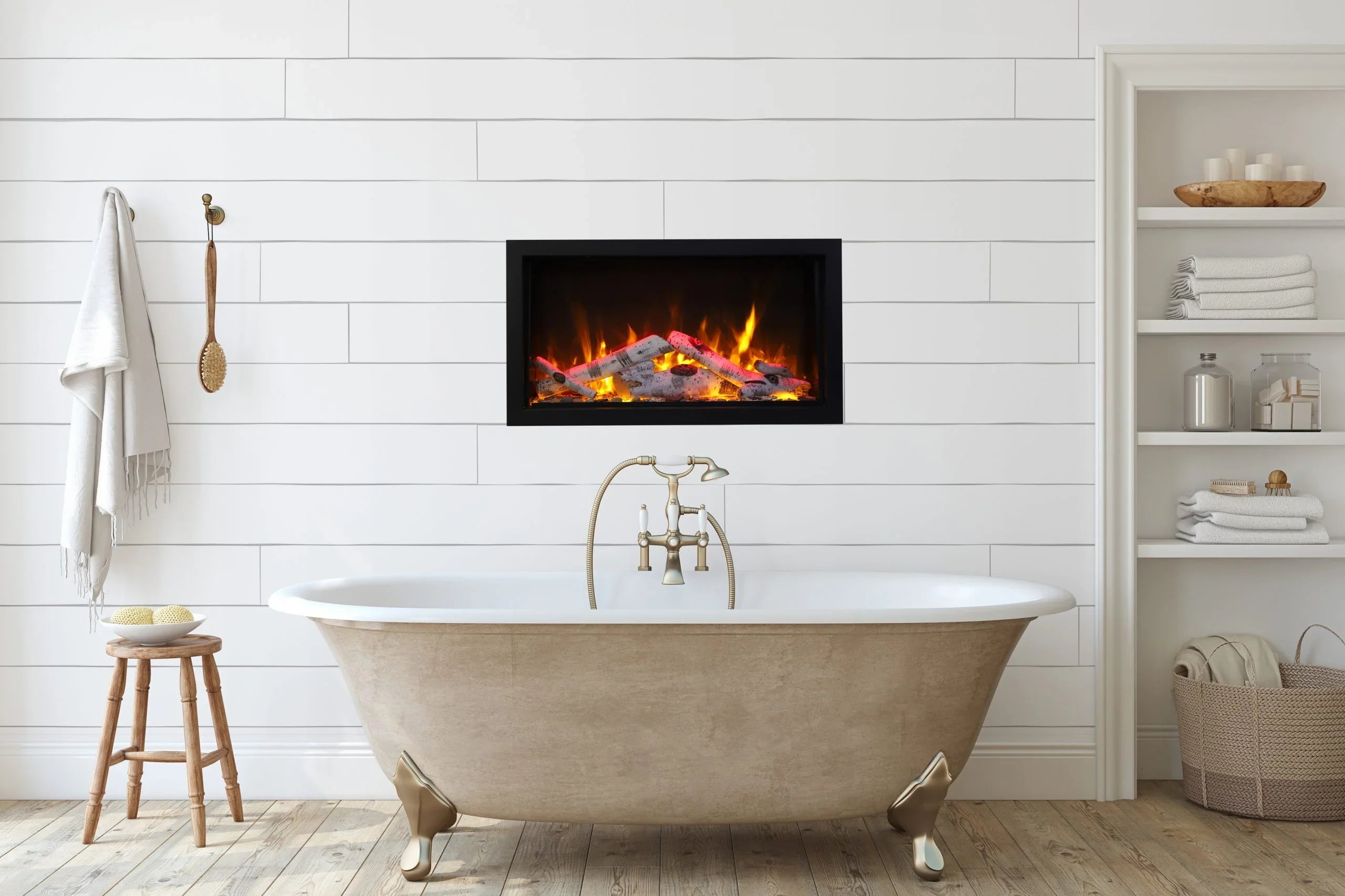 Remii Extra Tall Electric Fireplace - Green Vista Living