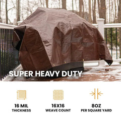10’ x 10’ Super Heavy Duty Poly Tarp - Green Vista Living