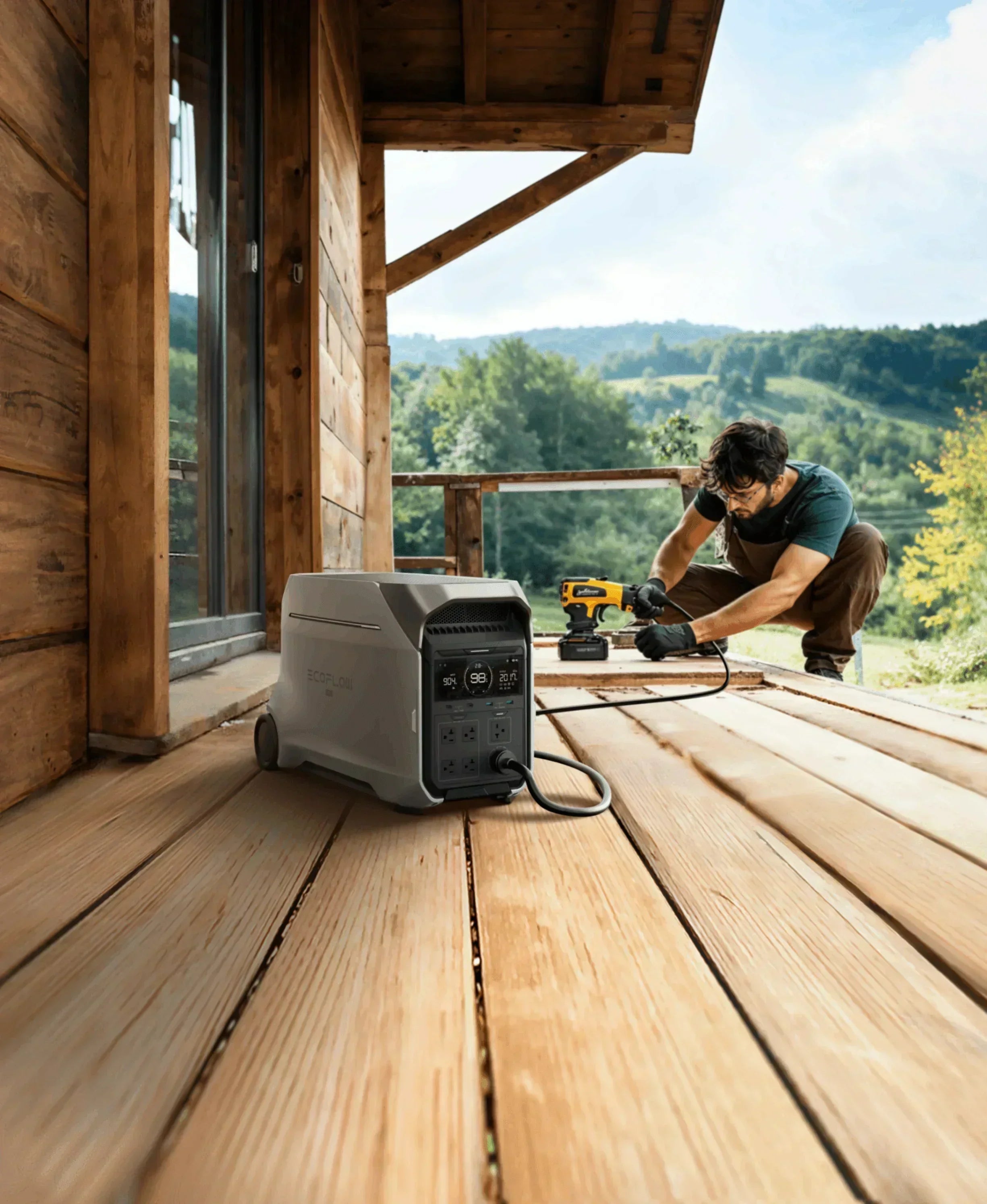 EcoFlow DELTA Pro 3 Portable Power Station Solar Generator - Green Vista Living