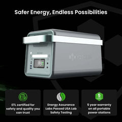 Yoshino B2000 Power Station with 2*SP200 Solar Panel - Green Vista Living