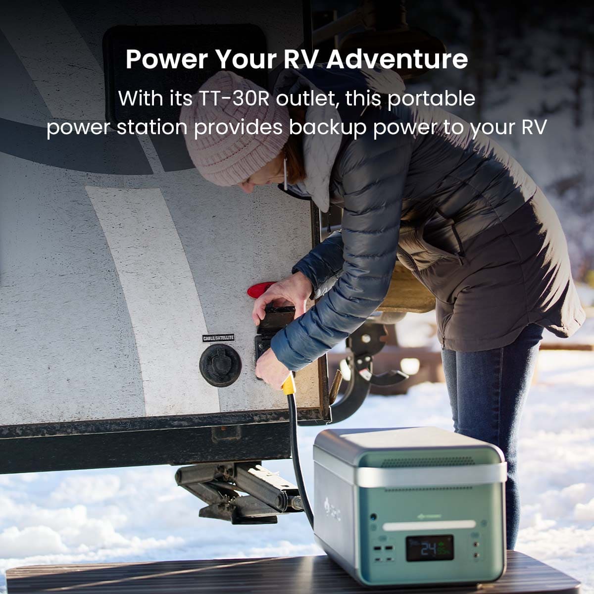 Yoshino B4000 Power Station with SP200 Solar Panel - Green Vista Living