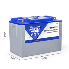 Battle Born 100Ah 12V LiFePO4 Deep Cycle Battery - Green Vista Living